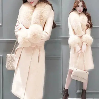 Korean Woolen coat winter coat women